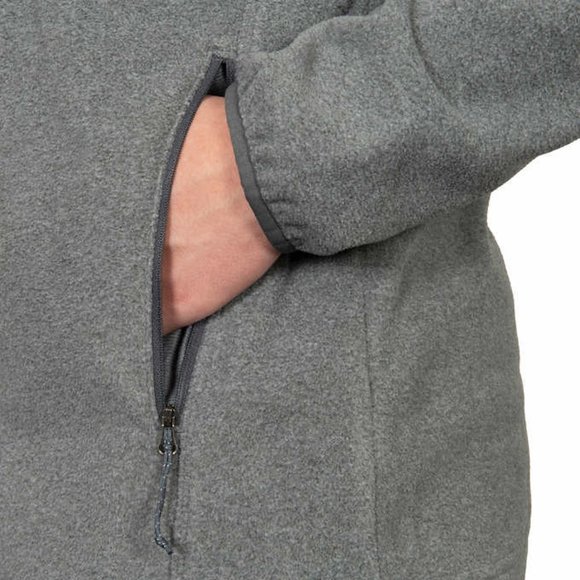 NWT Columbia Men's Thompson Peak Full Zip Fleece Gray Size M $80 FLE171 - Picture 6 of 6